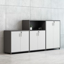 Office cabinet File cabinet Short cabinet Storage Archives with lock cabinet Wooden office cabinet