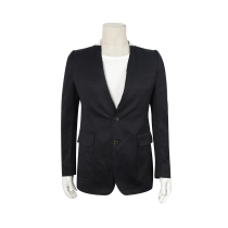 Special 1480-DVN Antwerp 6 gentleman mens pure cotton simple slim-fit black suit single west