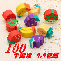 200 fruit eraser cute Korean creative stationery gift eraser kindergarten primary school students prizes 506