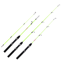 Solid Luya pole Ice fishing rod set 60cm fishing rod throwing rod Boat fishing rod throwing rod Small sea rod Ultra-short portable