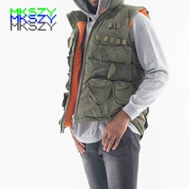 MKSZY autonomous Readymade military style barbs TS tactical down vest
