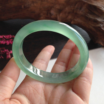 Jade bracelet Womens natural Myanmar ice seed jade bracelet Girl old Pit princess oval jade bracelet accessories