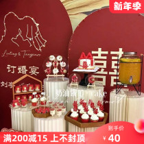 Wedding props folding cylindrical dessert table ornaments paper Roman column road guide mall window birthday party layout