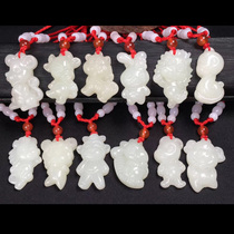 And Tian Yuzodian Xiao belongs to the pig This year jade pendant pendant necklace cartoon exclusive birthday present