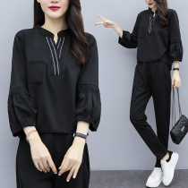 Big Code Women Dress Spring Summer 2022 New Casual Suit Foreign Air Weight Reduction Fashion Fat Sister Covered With Flesh And Thin Two Sets