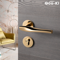 Georgi modern light luxury door lock Nordic Golden bedroom door Simple lock Indoor modern door lock