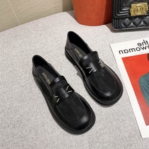 Small ckerwin black Inron wind big head Lefoto ~ net yarn breathable single-soft bottom small leather