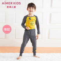 Love children warm sun new 1-year-old boy baby round neck winter long sleeve top Autumn coat Autumn pants trousers