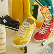 DESCENTE Disant Korea season men and women small standard light light versatile solid color canvas sports shoes