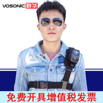 Law enforcement recorder Single shoulder back clip accessories Elastic hanging strap Walkie talkie vest work vest tied shoulder strap chest