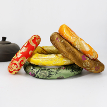 Buddhist supplies Buddha hall ornaments Nepal handmade brocade Nepal Buddha sound bowl mat Singing bowl base Wooden fish pad