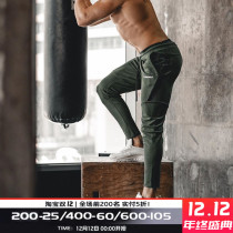 Fitness trousers mens trend brothers loose feet pants muscle captain autumn thin casual running sweatpants