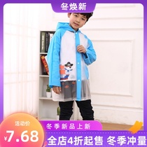 Childrens raincoat poncho boys and girls kindergarten Primary School students baby rainproof new cartoon thickened Outdoor