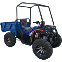 Four-wheel drive farmer car Zongshen 250cc roll cage bucket 1 meter car length 2 45 meters 12 inch wheel four-wheel off-road agricultural vehicle