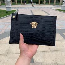 Special Cabinet Men Envelope Handsnatcher Bag Mens Bag Handbag mens new leather mens handbags Crocodile Crocodile Leather Hands with Bag Tide