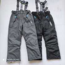 Foreign Trade Raw Single Outlet Korea Plus Cotton Thickening Medium Large Children Ski Pants Fabric Thick Solid Outdoor Northeast Snowy Home Warm