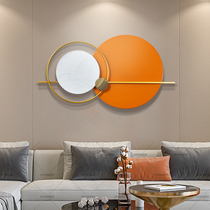 Italian Living Room Wall Decoration Iron Art Wall-mounted Sofa Background Wall Upper Light Lavish Minimalist Hangover Headboard Wall Decoration Pendant