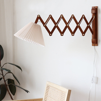 WULIHOME ancient wind wall lamp retro telescopic book room living-room bedroom reading lamp Han wind wall decoration