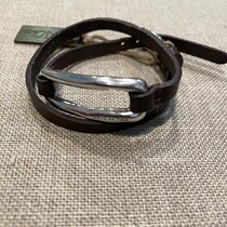 Spanish UNOde50 geometric shape silver plated cowhide bracelet handmade men and women with Europe and the United States light luxury simple