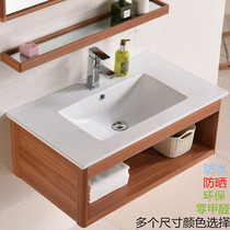 Bathroom ceramic wash basin Space aluminum washstand pool wall bracket washbasin small household simple bathroom cabinet