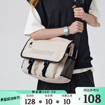 Resetter bag large capacity pack female summer bag bag college student single shoulder bag male and female leisure fashion