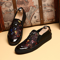 Autumn mens board shoes a pedal Joker casual mens loafers social shoes breathable lazy shoes Tide mens shoes hip-hop