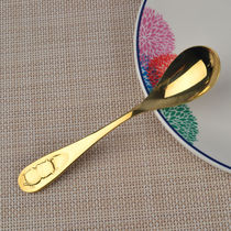 Antique pure copper twelve Zodiac medicine spoon ornaments A set of traditional Chinese medicine small copper spoon measuring spoon old objects retro collection