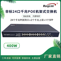 WangLink Non-standard POE Switch 4 port 8 port 8 port 8 port 16 port 16 Port 24 Port POE Power Supply Switch 12V 24VPOE Power Supply for Hakkang Dahua Camera