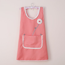 Korean version Dafang princess cross nail beauty apron horse clip coffee restaurant overalls