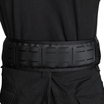 TCmaoyi TC0150-BK black laser cut tactical waist seal with belt clip mesh fabric
