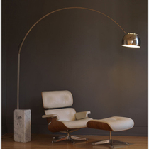 Fishing lamp floor lamp living room minimalist modern creative personality atmosphere Italian marble floor lamp for installation