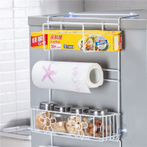 Large Number Fridge Side Wall Roll Paper Rack Containing Rack Kitchen Paper Rack Shelve Free Preservation Film Transfer Frame