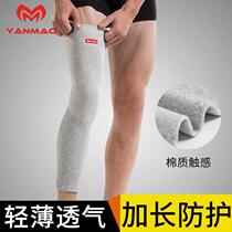 Sports knee pads male warm leg guards extended thigh protection retreat winter cold old old cold leg Lady