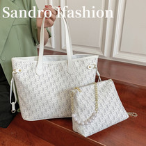 Sandro Ifashion big bag women 2021 new fashion large capacity wild one shoulder tote bag mobile phone