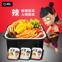  (Nezha joint brand)Small sample spicy fresh vegetable small hot pot Self-heating hot pot Instant spicy hot pot-4 boxes