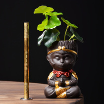 Zitian Great Santa Floral Water Peaver Vase Zen purple sand Sun Wuqi Tea darling boutique Home Decorative Tea Art Small Pendulum