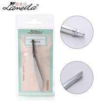 Lamela fashion eyebrow clip stainless steel eyebrow pliers eyebrow tweezers oblique mouth custom-made A0170