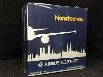 HYJLwings 1:400 Lufthansa A321 D-AIRX vintage paint unopened wooden box with card