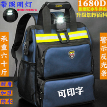 Fest electrician special shoulder kit multi-function repair men canvas telecom backpack large installation tool bag