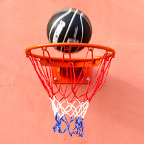  Blue frame outdoor basketball frame adult household standard basketball frame hanging indoor outdoor basketball ring Childrens basket