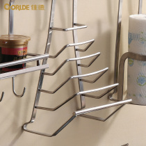 Jiade SUS304 stainless steel pot holder chopping board shelf kitchen storage rack hardware pendant