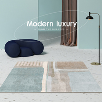 Carpet bedroom large area Nordic luxury living room carpet full room household bedside simple coffee table carpet