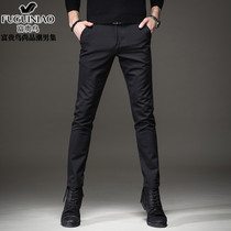 Fugui bird 2021 Spring and Autumn New Youth high-end business trousers men slim slim slim pants mens casual pants