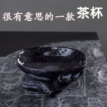 Master cup single natural moraine rock health stone tea set town house to ward off evil spirits and make money brave dual-purpose tea pet cup