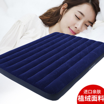 INTEX outdoor inflatable mattress Air sofa Home double flush air mattress 1 8 meters portable thickened mat