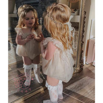 Division Horse Warm Church Spot LunaLuna Fairy Butterfly Wings Soft Dress Conjoined baby Children 100 days 88