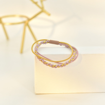 Mori high-elastic tie hair multi-wave hair rope basic Hairband head rope tie hair rubber band hair accessories female head accessories