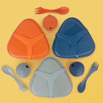 Swedish Light My Fire Le Meifu eco-friendly bio-plastic bento box lunch box tableware set Outdoor