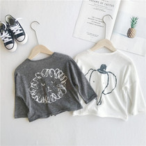 2022 Summer Child Han Edition Loose Sunscreen 3 Year Old Boy Girl 4 Year Old Baby Pure Cotton Thin Air Conditioning Cardion