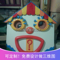 Childrens park playground activity props clown scene doll machine model childrens live photography props customized